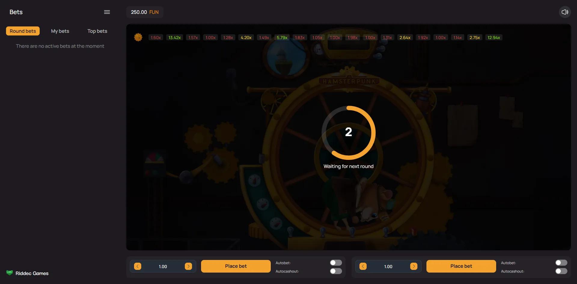 Hamsterpunk Crash - Riddec Games Slot